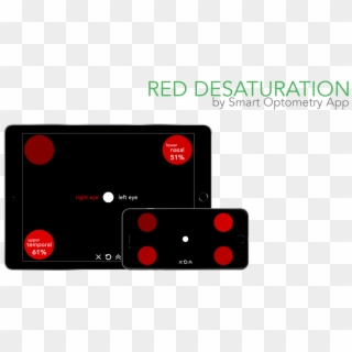 Test Preview - Red Desaturation Multiple Sclerosis, HD Png Download