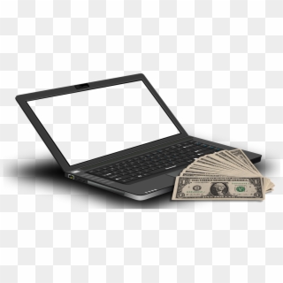 Money-laptop - Money, HD Png Download