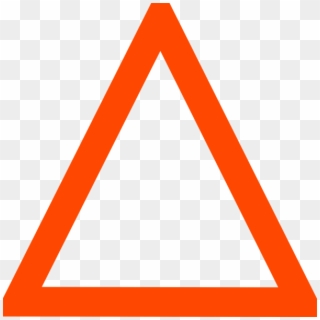 Clip Arts Related To - Orange Triangle Clipart, HD Png Download