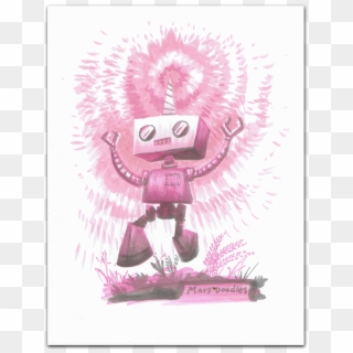 Art Robot Unicorn - Illustration, HD Png Download