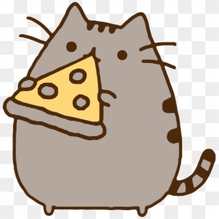 Clipart Pizza Png Clipart - Cartoon Cat Eating Pizza, Transparent Png