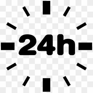 24 Hours Clock Png, Transparent Png