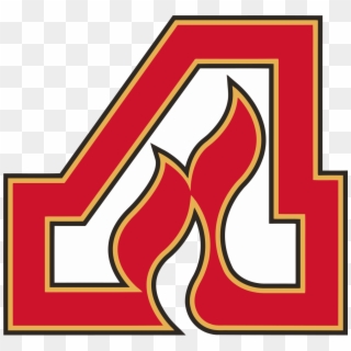 Adirondack Flames - Calgary Flames A Logo, HD Png Download