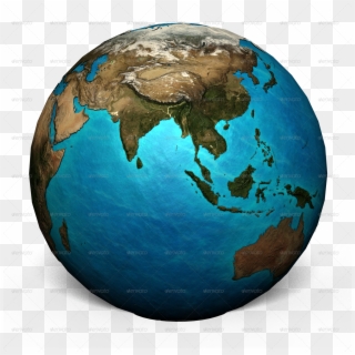 Globe Earth Png Image Background - 3d Earth Globe Png, Transparent Png