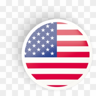 Illustration Of Flag Of United States Of America - American Flag Round Png, Transparent Png