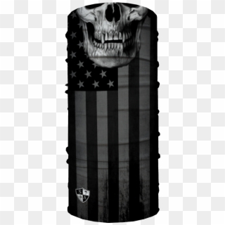 Blackout American Flag Skull - Flag Of The United States, HD Png Download
