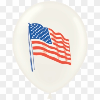 11″ American Flag - Balloon, HD Png Download