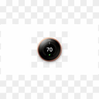 Nest Learning Smart Thermostat - Gauge, HD Png Download