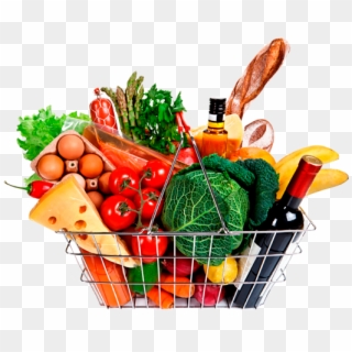 Supermarket Chain Sk Market - Supermarket Basket Vegetables Png, Transparent Png