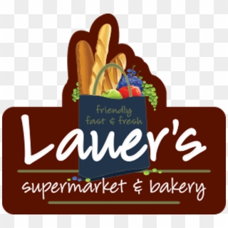 548620955724c1692863d41c Lauers Footer Logo - Lauer's Supermarket, HD Png Download