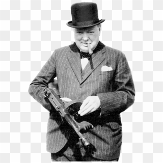 Winston Churchill Png - Winston Churchill Gun, Transparent Png