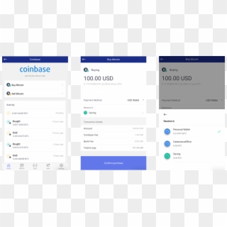 Now, If You Have A Coinbase Account, Just Link It Up - Coinbase App Wallet Address, HD Png Download