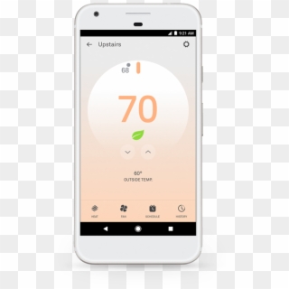 Nest Learning Thermostat - Nest E Thermostat App, HD Png Download