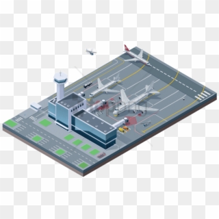 Download Airport Png Png Images Background - Аэропорт 3d Вектор, Transparent Png