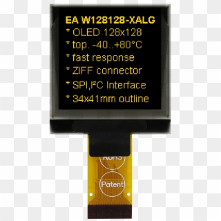 Oled 128x128,yellow - 1.5 Oled, HD Png Download