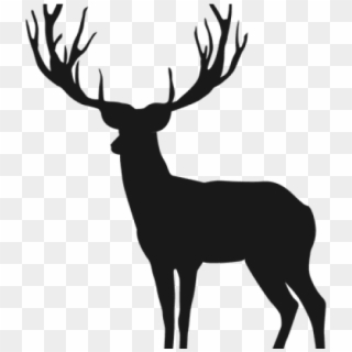 Black Reindeer Png, Transparent Png