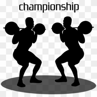 Championship Champions Silhouette - Olympic Weightlifting, HD Png Download