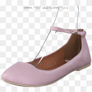 Bianco Ankle Strap Ballerina Light Pink - Sandal, HD Png Download