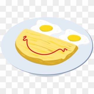 Bacon Vector Egg - Fried Egg, HD Png Download