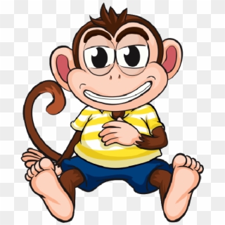 Funny Monkey's - Funny Pics Of Cartoon Monkeys, HD Png Download
