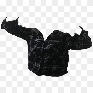 Áedpng They Make Moodboards Black Flannel Top - Hand, Transparent Png