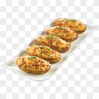 Twice Baked Potatoes With Homemade Bacon Bits, Chives - Baked Potato, HD Png Download