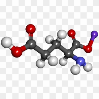 Download Molecules Free Png Image - Monosodium Glutamate 3d Structure, Transparent Png