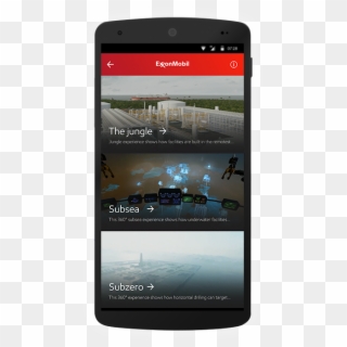 Exxonmobil Vr Experience - Smartphone, HD Png Download
