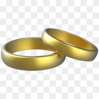 Gold Wedding Rings, HD Png Download