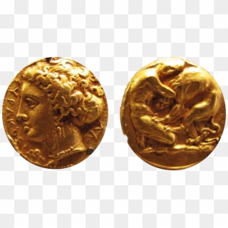 100 Litre D'oro Di Syrakousai , 413-406 A - Manufatti Oro Sesto Secolo Avanti Cristo Etruschi, HD Png Download