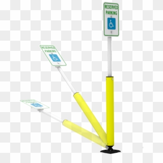 Sta-rite Sign Post With Bollard Protection - Health Care, HD Png Download