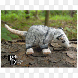 Plop The Baby Virginia Opossum Doll 3d Cross Stitch, HD Png Download
