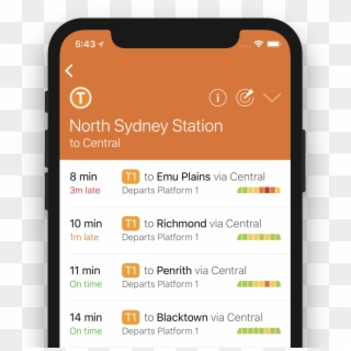 Tracking Live Train Loads In Sydney - Smartphone, HD Png Download
