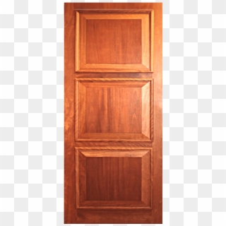 Panel Door Puerta De Paneles 103 3 Panels Principal - Wood 3 Panel Doors, HD Png Download