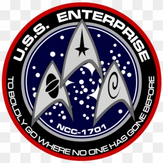 Star Trek Enterprise Insignia - Shirt Star Trek Enterprise, HD Png Download