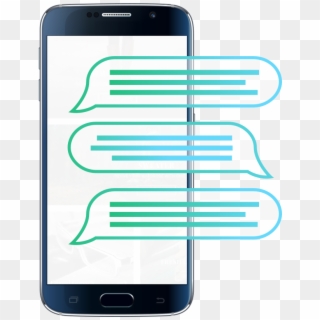 Phonesmsgraphic2x - Mobile Chat, HD Png Download
