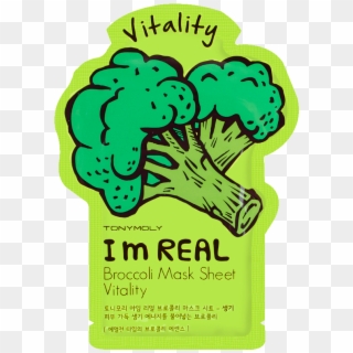 Tony Moly I M Real Broccoli Mask Sheet Vitality - Tonymoly I M Real Mask Broccoli, HD Png Download