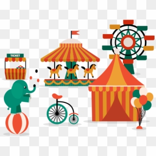 Circus Illustrations Free Vector And Png The Graphic - Circus Illustration Png, Transparent Png