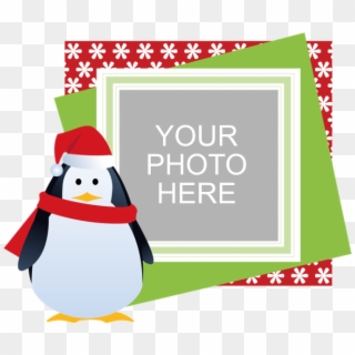 Personalized Christmas Banner - Christmas Penguin Clip Art, HD Png Download