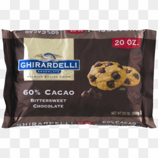 Ghirardelli 60% Cacao Bittersweet Chocolate Baking - Ghirardelli Chocolate Chips, HD Png Download
