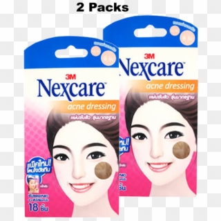 2 Packs X 18pcs 3m Nexcare Acne Care Dressing Pimple - Nexcare, HD Png Download