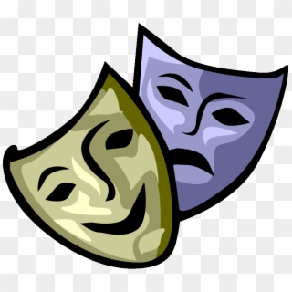 St Francis National School Drama Mask Png - Drama Masks Clipart, Transparent Png