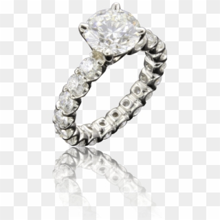 Engagement Rings And Wedding Bands - Engagement Ring, HD Png Download