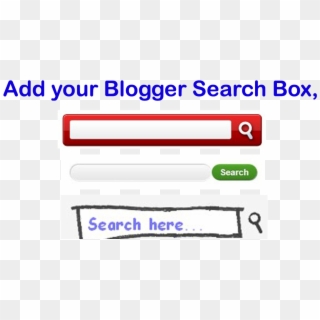 Add Your Blogger Special Search Box Button, - Electro Flogger, HD Png Download