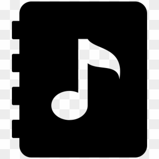 Book Svg Logo Png - Music Book Icon, Transparent Png