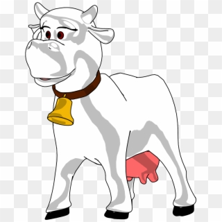 Girl Cartoon Cow Clipart Picture - Cartoon, HD Png Download