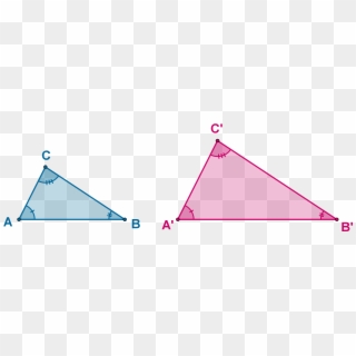 Triángulos En Posición De Thales - Triangle, HD Png Download
