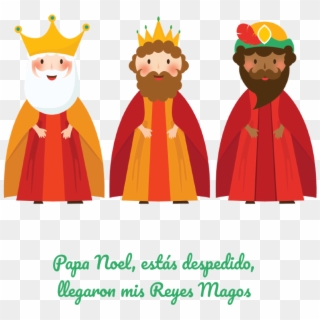 Papa Noel, Estás Despedido, Llegaron Mis Reyes Magos - Cartoon, HD Png Download