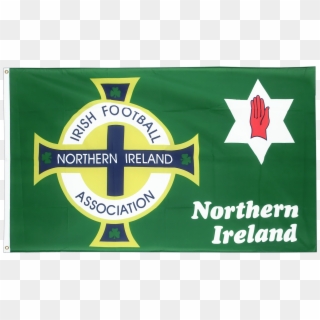 Northern Ireland Football Green Ft Flag - Northern Ireland Football Flag, HD Png Download