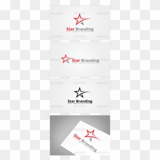 Star Branding Logo Template Photoshop Psd - Triangle, HD Png Download